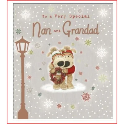 Image of UK Greetings Nan and Grandad Christmas Card to a Very Special
