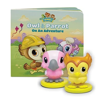 Image of LeapFrog Learning Friends Owl and Parrot Figures with Board Book