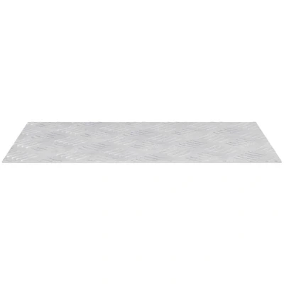 Image of vidaXL Aluminium Checker Plates Set of 4, Anti Slip, 50x30 cm