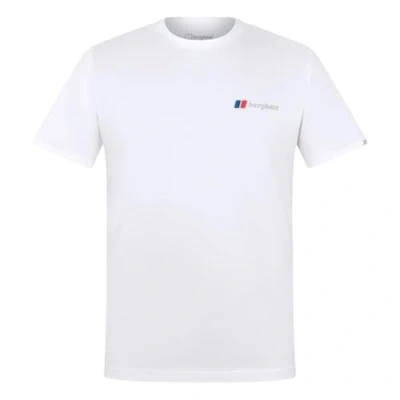 Image of Berghaus Men&#039;s Front &amp; Back T Shirt, Pure White, M
