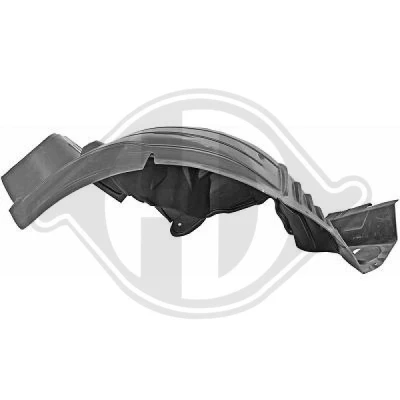 Image of A2046905930 Wheel Arch Cover DIEDERICHS 1672108 Right Front Section MERCEDES BENZ: C Class Saloon