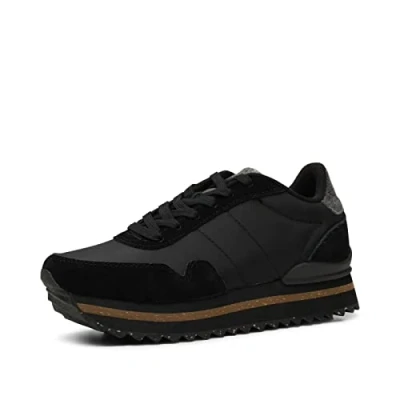 Image of Woden Women&#039;s Nora iii Platform Sneaker, No. 020 Black, 4 UK