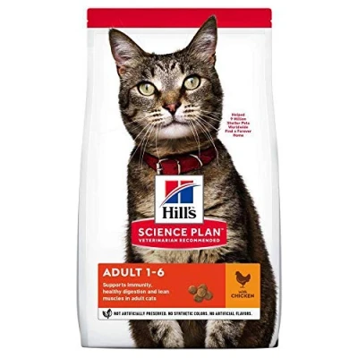 Image of Hill&#039;s Science Plan Optimal Care Chicken Adult 1 6 Cat Food New Edition 1.5kg