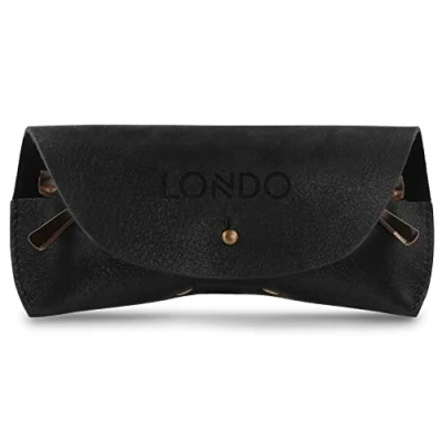 Image of LONDO Genuine Leather Case for Eyeglass, Sunglasses, Goggles and Spectacles