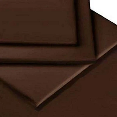 Image of viceroy bedding Egyptian Cotton 200 Thread Count Pair of Pillowcase (Chocolate Brown, Oxford Pillowcases)
