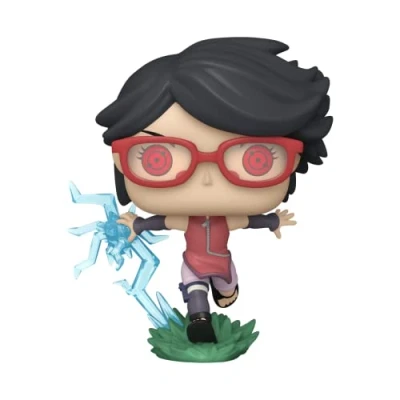 Image of Funko POP! Animation: Boruto Sarada Uchiha With Sharingan Boruto: Naruto Next Generations Collectable Vinyl Figure Gift Idea Official Merchandise Toys for Kids &amp; Adults Anime Fans