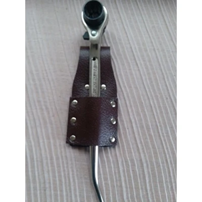 Image of Black/Brown BBI Leather Spanner Frogs Scaffolding Tools+ Ratchet Podger 17/21 Double Side + Single Frog
