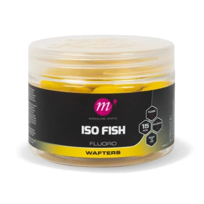 Image of Mainline ISO Fish Fluoro Wafters Yellow 15mm