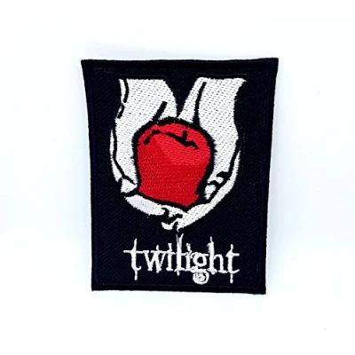 Image of Black Vampire Twilight New Moon Blood Iron sew on Embroidered Patch