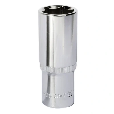 Image of Sealey Premier WallDrive® Socket 22mm Deep 1/2&quot;Sq Drive Fully Polished