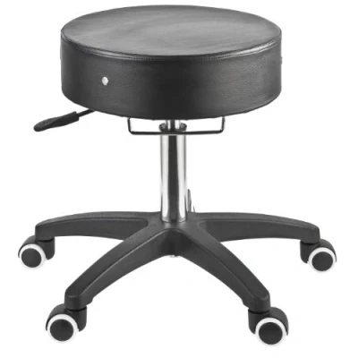Image of Master Massage Deluxe Beauty Rolling Swivel Hydraulic Stool, Black Luster