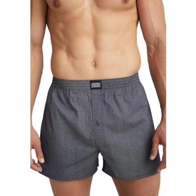 Image of Jockey® Boxer Woven 3 Pack, Navy, S