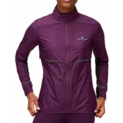 Image of RONHILL, Wmn&#039;s Tech Tornado Jacket, Grape/Jade, 8