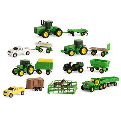 Image of TOMY Games 35265B John Deere Vehicle Value Set, Multicolor