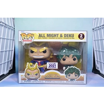 Image of POP! Animation All Might &amp; Deku 2 Pack My Hero Academia Exclusive