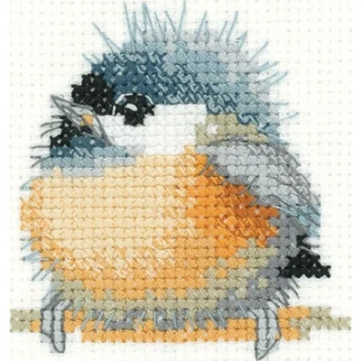 Image of Heritage SHCP1552 A 6x6cm Aida Cheepy Counted Cross Stitch Kit