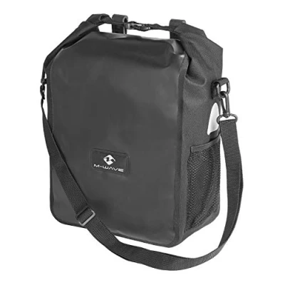 Image of M Wave Edmonton Pannier Single Bag Black, approx. 16 litres, 26 x 13 47 cm