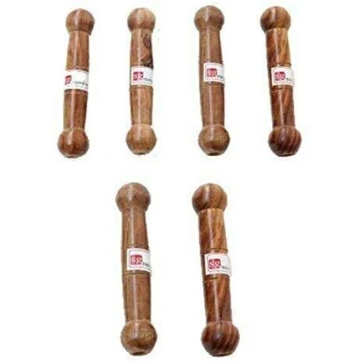 Image of Tabla Tuning Blocks (Gattas) Sticks Set of 6 made wood product design may vary