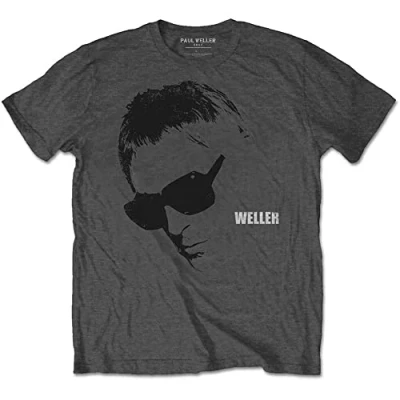 Image of Paul Weller Modfather The Jam Official T Shirt (X Large) Grey