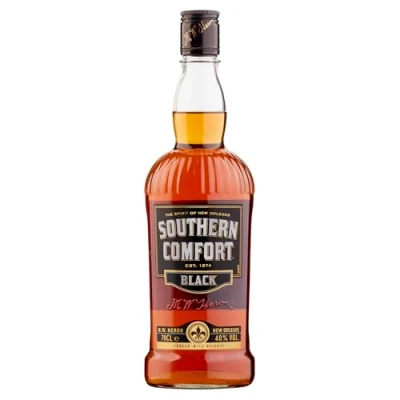 Image of Southern Comfort Black Liqueur With Whiskey, 70 Cl, ABV 40%
