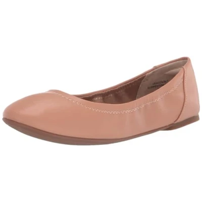 Image of Amazon Essentials Women&#039;s Belice Ballet Flat, Light Camel, 9 UK Wide
