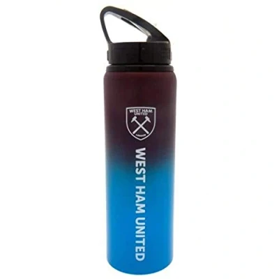 Image of West Ham United Utd Fc Aluminium Sports Water Drinks Bottle Fade Design XL
