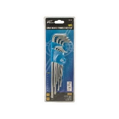 Image of 9pc Steel Metric Long Torx Key Set By Pro User