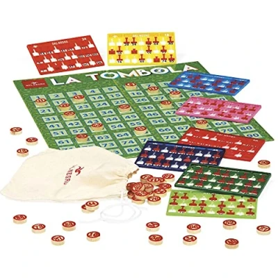 Image of Dal Negro Tombola Board Game Toy 858, Multicoloured, 8001097539031
