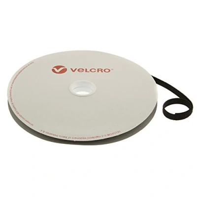 Image of VELCRO® Brand ONE WRAP® Self Grip Strap 10mm x 25m Roll (Black)