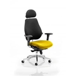 Image of Chiro Plus Ultimate with Headrest Bespoke Colour Seat Senna Yellow