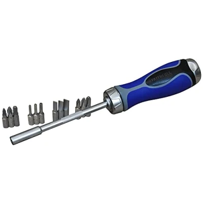 Image of Faithfull FAISDSET13R Ratchet Screwdriver Set 13 Piece