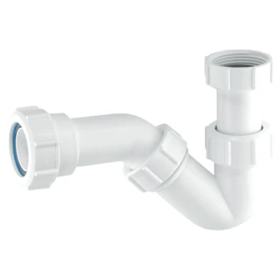 Image of McAlpine BT1 19mm Water Seal Adjustable Inlet Tubular Swivel &#039;P&#039; Trap with Multifit Outlet 1¼&quot;