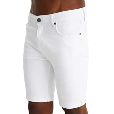 Image of Leif Nelson Men&#039;s Jeans Shorts Pants Trouserss LN 1397 White W31
