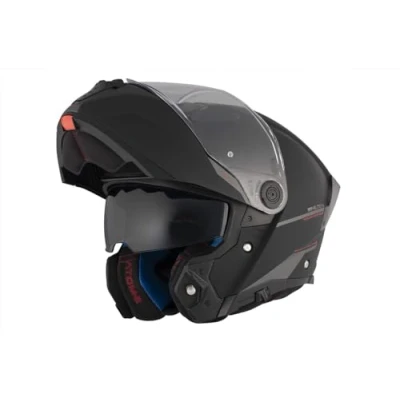 Image of MT Motorcycle Helmet Modular Flip Front Atom 2 Matt Black