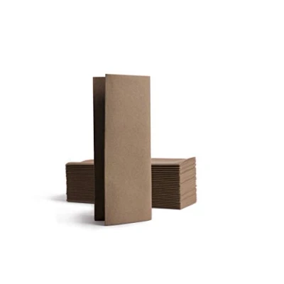 Image of Alvotex Chic Airlaid 50 Napkins, 1/8 Fold Fabric Like, Disposable Napkin, 32 x 40 cm, Brown