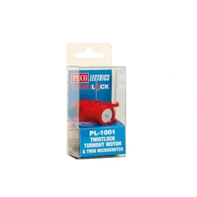 Image of Peco PL 1001 Pecolectrics TwistLock Turnout Motor + Microswitch