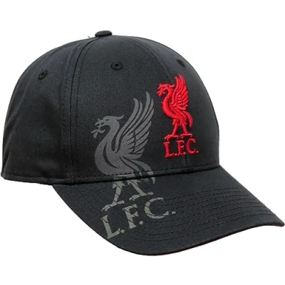 Image of Liverpool FC Obsidian Mass MVP Premiership Team Cap (Black)
