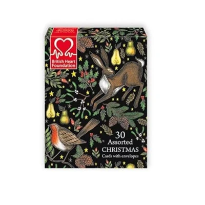 Image of Museum &amp; Galleries Christmas Cards (XBC309) British Heart Foundation 30 Assorted for Charity