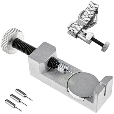 Image of Watch Band Link Remover Tool Kit with 3 Extra Pins Adjuster Bracelet Repair Tool, for Pin Removal and Sizing