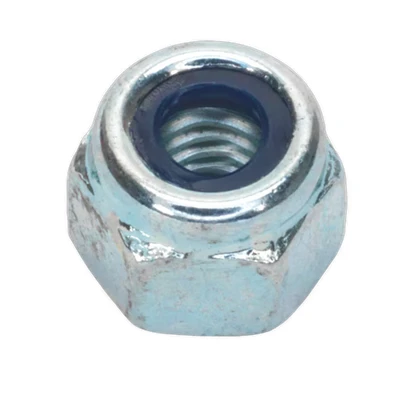 Image of Sealey Nylon Locknut M5 Zinc Pack of 100