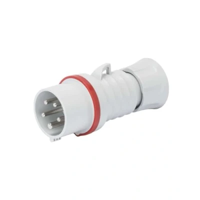 Image of Gewiss Straight Plug HP IP44 3P+E 32A 400V Red