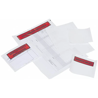 Image of GoSecure Self Adhesive Document Envelopes A6 Documents Enclosed Text (Pack of 1000) 4302002