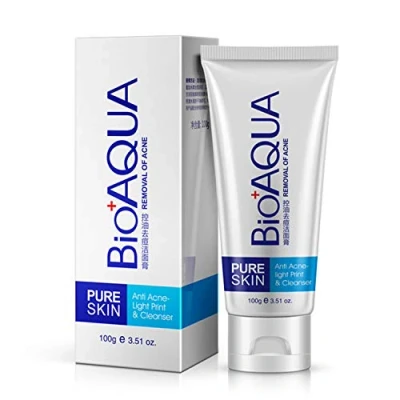 Image of BIOAQUA Skin Care Acne Face Treatment Removal Cleanser Cream Spots Scar Blemish Mark 100g