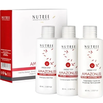 Image of Brazilian Keratin Hair Treatment (One Step Shampoo &amp; Conditioner 60 ml)