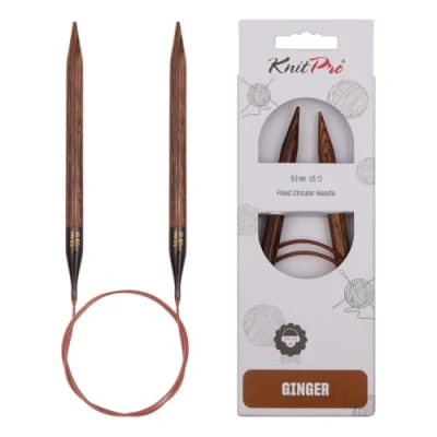Image of KnitPro Ginger Circular Needle 120cm 9.00mm 3pcs