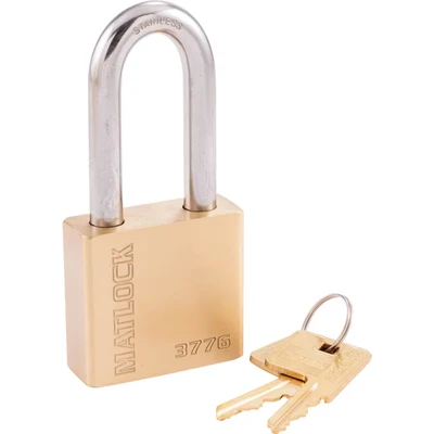 Image of Brass Key Padlock 50mm