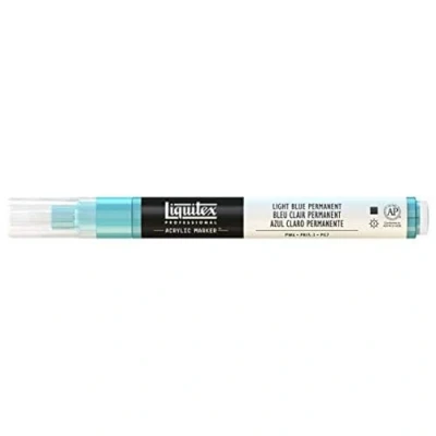 Image of Liquitex 2 4 mm Fine Nib Paint Marker Light Blue Permanent