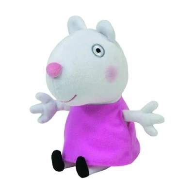 Image of TY 8243 Suzy Sheep Peppa Pig, Blue and Pink, 6&quot;