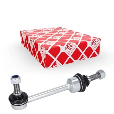 Image of RGD100682 Anti roll bar link FEBI BILSTEIN 28467 Rear Axle Left, Right 157,8mm M12 x 1,25 BMTS Turbo NEW with nuts Steel black