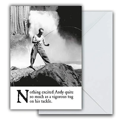 Image of Funny Birthday Card For Him, Rude Male Funny, Innuendo Happy Him Men